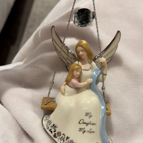 “My Daughter My Love” tags 2004 Heirloom Bradford Exchange Porcelain GIFT 83511 - Picture 7 of 16
